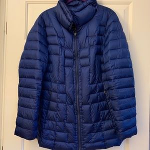 Calvin Klein packable puffer coat.